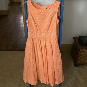 J. Crew peach dress
